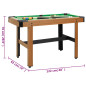 Table de billard 4 pieds 122x61x76 cm Marron