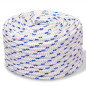 Corde de bateau Polypropylène 6 mm 100 m Blanc