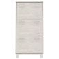 Armoire à chaussures HAMAR Blanc 59,5x35x117 cm Bois de pin