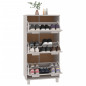 Armoire à chaussures HAMAR Blanc 59,5x35x117 cm Bois de pin