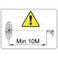 Cible de tir magnétique 4 + 1 cibles design de zombie