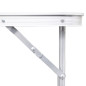 Table pliante de camping en aluminium avec hauteur ajustable