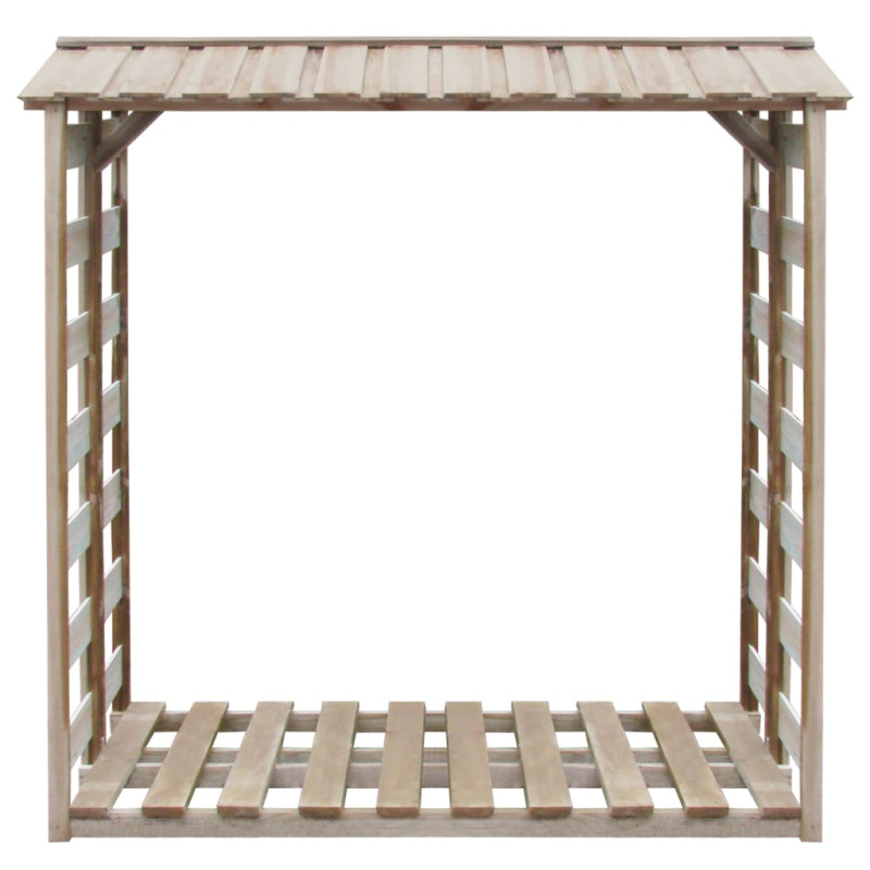 Abri de stockage à bois de chauffage 150x90x176 cm Pin imprégné