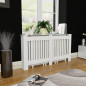 Cache radiateur 152 cm MDF Blanc