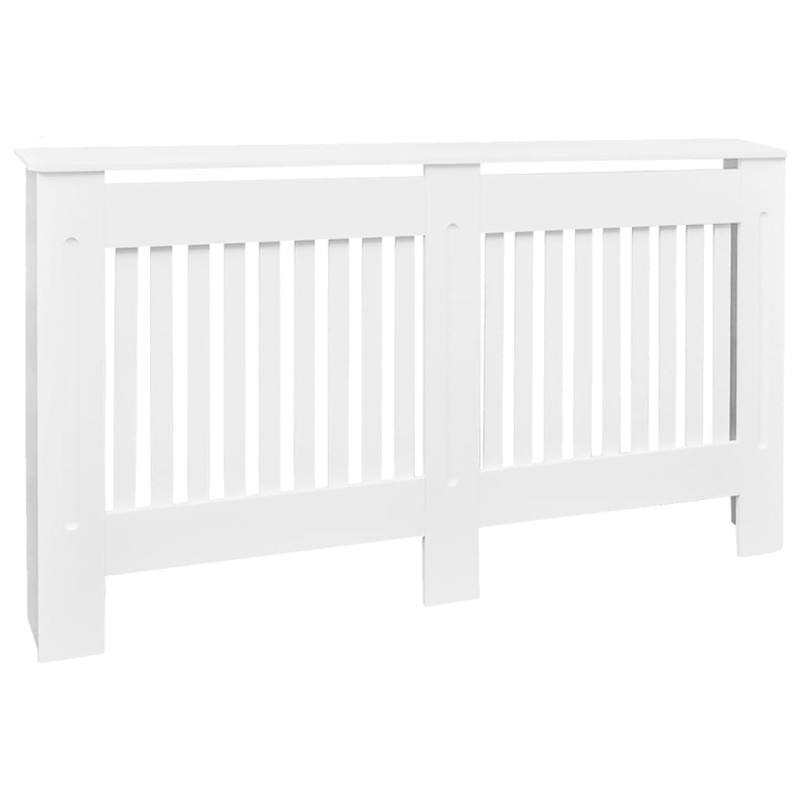 Cache radiateur 152 cm MDF Blanc