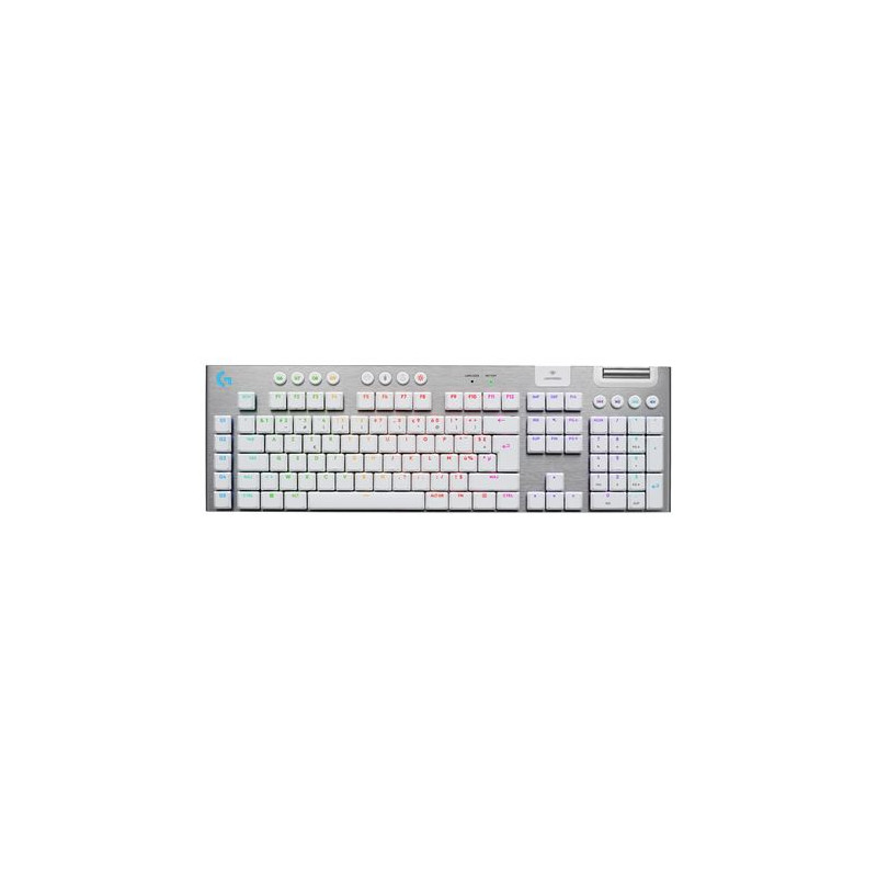 Clavier gaming mécanique sans fil ultra plat Azerty Logitech G915 X Lightspeed Tactile Blanc