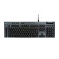 Clavier gaming mécanique filaire ultra plat Azerty Logitech G915 X Tactile Noir