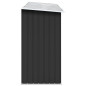 Abri de stockage à bois Acier galvanisé 330x84x152cm Anthracite 