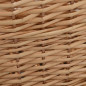 Panier à bois de chauffage poignées de transport 56x40x28 cm