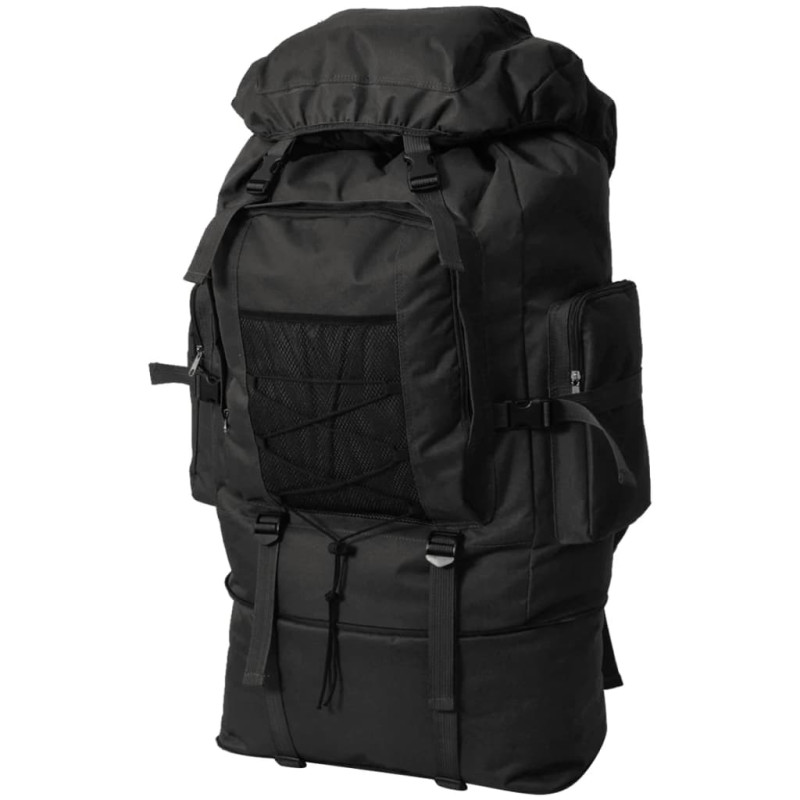 Sac à dos en style d armée XXL 100 L noir