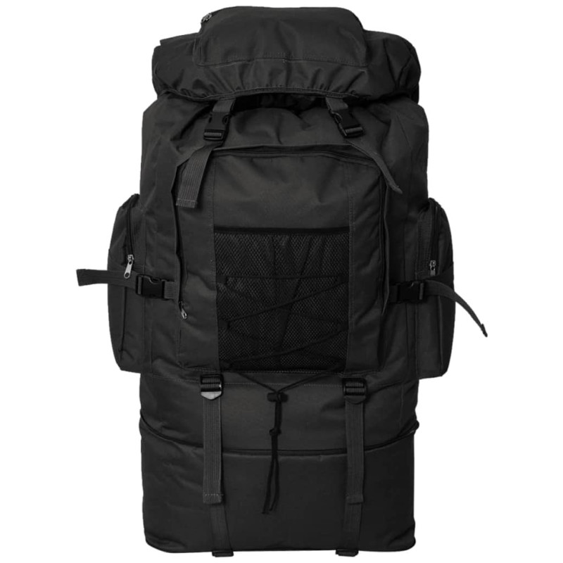 Sac à dos en style d armée XXL 100 L noir