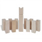 Kit de jeu Kubb en bois 