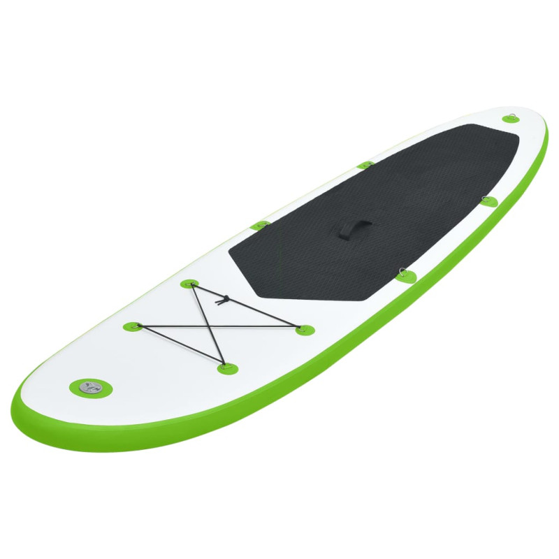 Ensemble de planche SUP gonflable vert et blanc