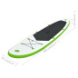 Ensemble de planche SUP gonflable vert et blanc