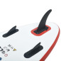 Ensemble de planches SUP gonflables rouge et blanc