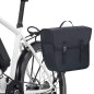 Sac de vélo simple pour porte bagages étanche 21 L Noir