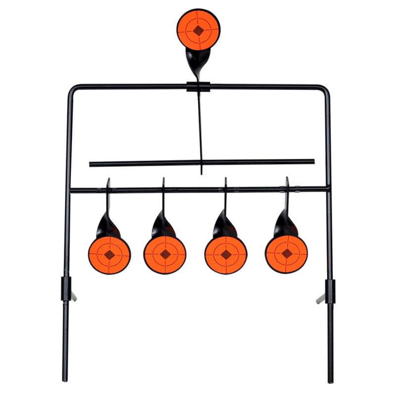 Cible de tir avec réinitialisation automatique et 4+1 cibles