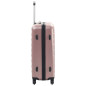 Valise rigide 3 pcs Doré rose ABS