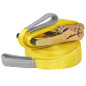 Corde lâche pour slackline 15 m x 50 mm 150 kg Jaune 