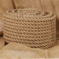 Corde de jute 25 m de long 20 mm d épaisseur