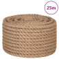 Corde de jute 25 m de long 20 mm d épaisseur