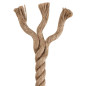 Corde de jute 25 m de long 20 mm d épaisseur