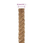 Corde de jute 25 m de long 20 mm d épaisseur