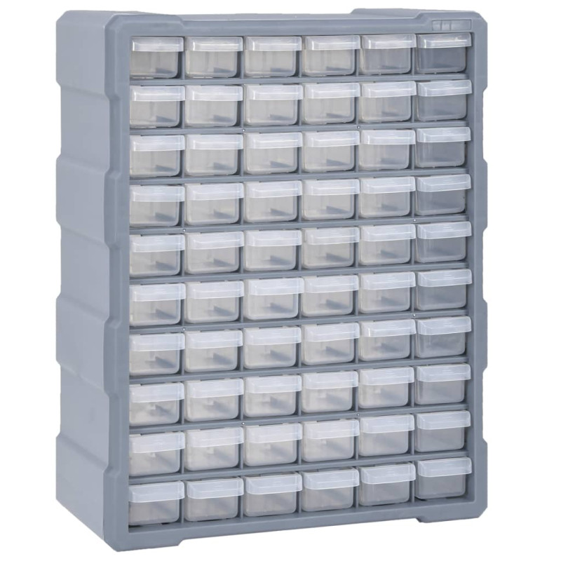 Organisateur multi tiroirs avec 60 tiroirs 38x16x47,5 cm