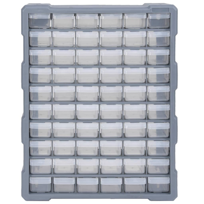 Organisateur multi tiroirs avec 60 tiroirs 38x16x47,5 cm