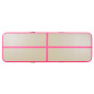 Tapis gonflable de gymnastique avec pompe 300x100x10cm PVC Rose