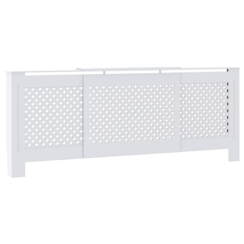 Cache radiateur MDF Blanc 205 cm