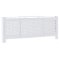 Cache radiateur MDF Blanc 205 cm