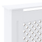 Cache radiateur MDF Blanc 205 cm