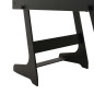 Table de football pliante 121 x 61 x 80 cm Noir