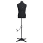 Mannequin de couture ajustable pour homme Noir Taille 37 45