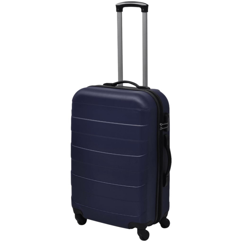 Valise rigide 3 pièces Bleu 45,5 55 66 cm