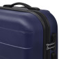 Valise rigide 3 pièces Bleu 45,5 55 66 cm