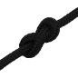 Corde de travail Noir 6 mm 50 m Polyester