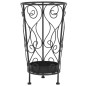 Porte parapluie Style vintage Métal 26 x 46 cm Noir