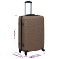 Valise rigide Marron ABS