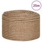 Corde de jute 25 m de long 12 mm d épaisseur