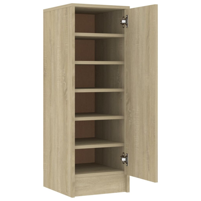 Armoire à chaussures Chêne Sonoma 32x35x92 cm Bois d’ingénierie