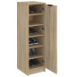 Armoire à chaussures Chêne Sonoma 30x35x100cm Bois d ingénierie