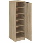 Armoire à chaussures Chêne Sonoma 30x35x100cm Bois d ingénierie