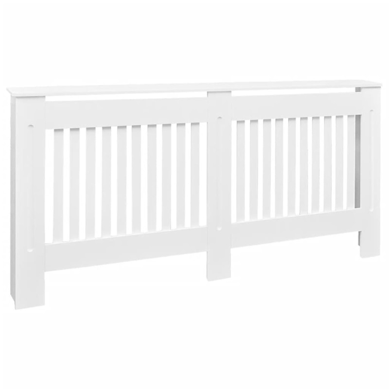 Cache radiateur Blanc MDF 172 cm