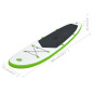 Ensemble de planches SUP gonflables Vert et blanc