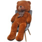 Ourson en peluche XXL Marron 135 cm 