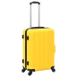 Valise rigide 3 pcs Jaune ABS