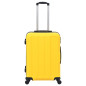 Valise rigide 3 pcs Jaune ABS