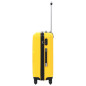 Valise rigide 3 pcs Jaune ABS